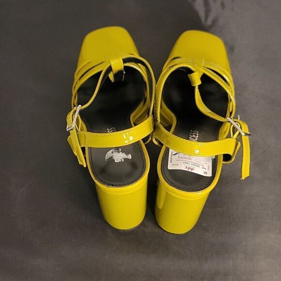 BRAND NEW SOUL PRINCESS PLAIN PLATFORM ANKLE CURVE WIDE HIGH HEEL SAND… S2 - Picture 11 of 15